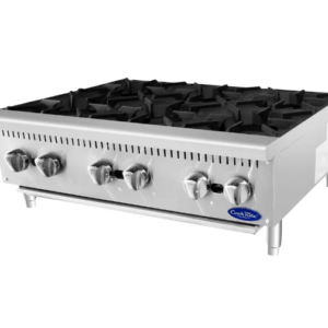 Cookrite 36'' (6) Burner Hotplate with Total 192,000 B.T.U.